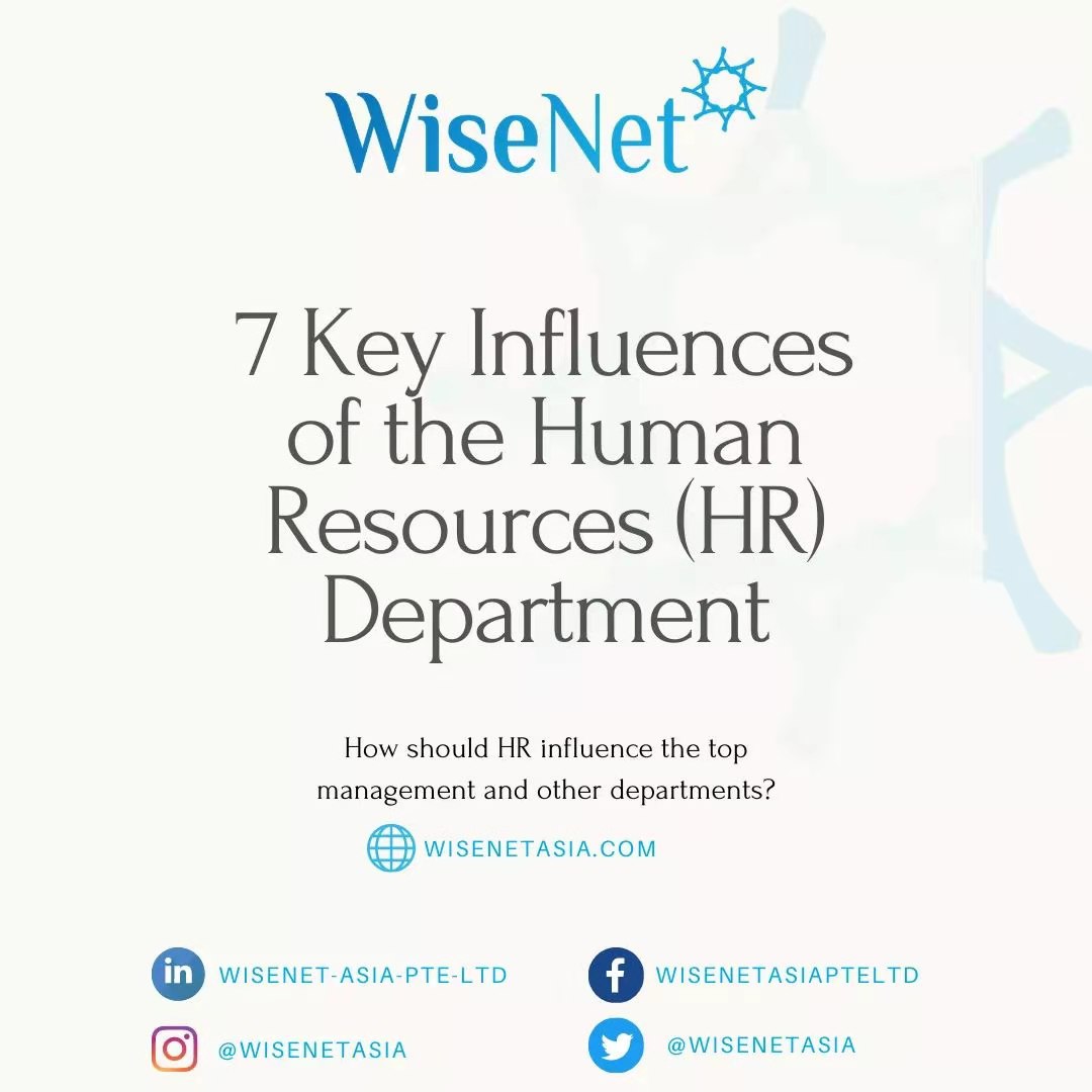  7 Key Influences of the Human Resources (HR) Department